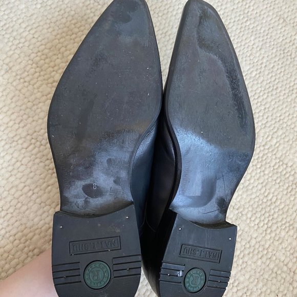 Robert Wayne black leather Lace up loafer Size 8 main image 5